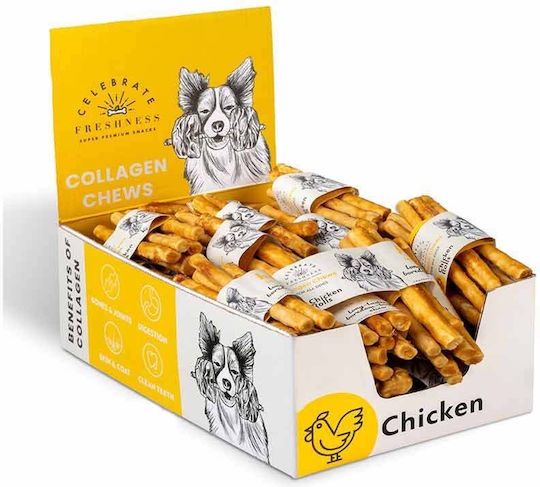 Celebrate Freshness Celebrate Dog Treat Tube Shape with Chicken 12.5cm 35gr 5pcs