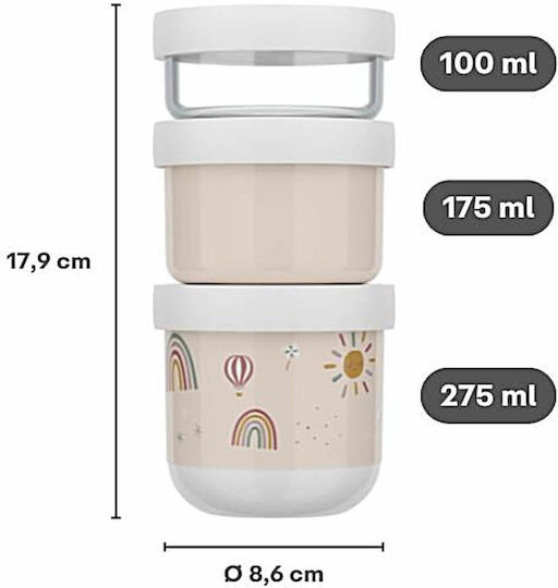 Little Dutch Mio Little Farm Plastic Kids' Lunch Set Green