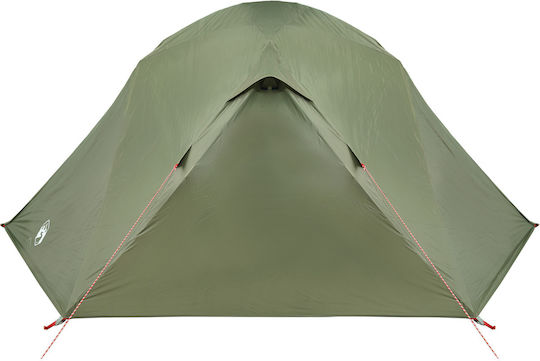 vidaXL Summer Fishing Tent Khaki with Double Cloth for 7 People 514x465x187cm