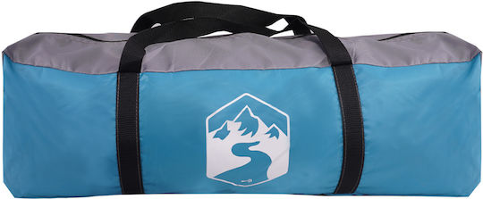 vidaXL Summer Camping Tent Teepee Blue for 12 People 510x690x330cm