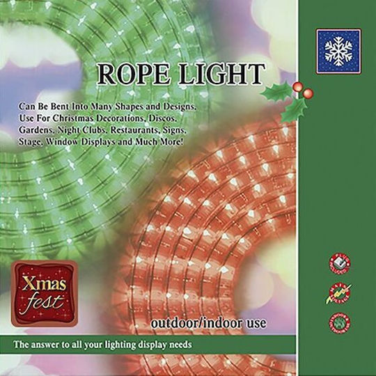 93-1413 Christmas Light Tube Cold White 220V Programmable 10m IP44 Outdoor