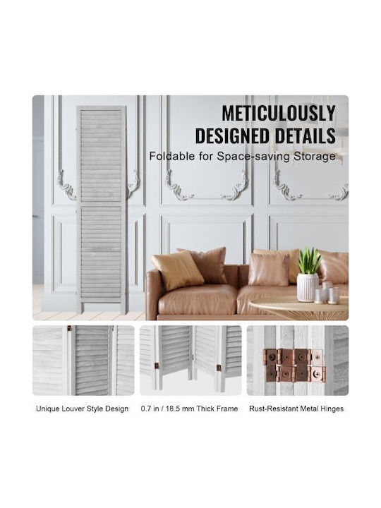 Vevor Decorative Room Divider Wooden 162x170cm