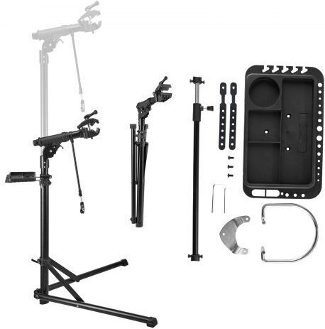 Vevor Adjustable Bicycle Repair Stand Tool Tray 85 Lb Zxcwxzjlzldsvujro001v0