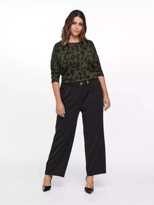 Women's Blouse with 3/4 Sleeve Green