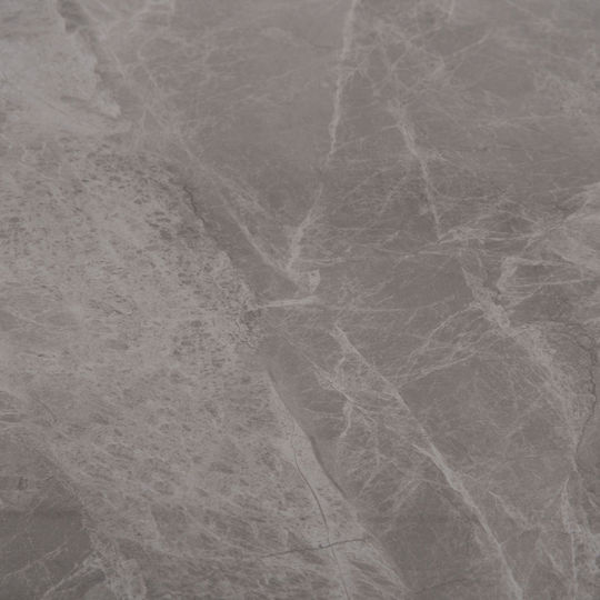 Raven Tisch Speisesaal Grey Marble-black Metal 140x80x74cm