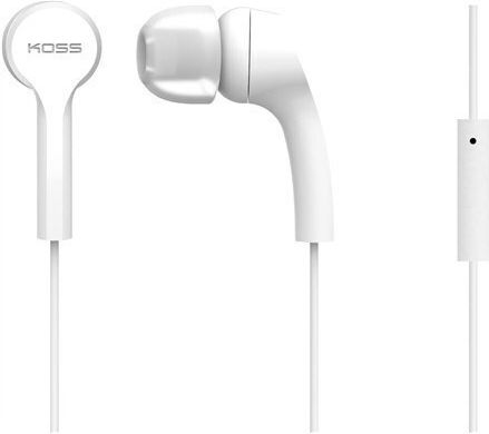 Koss Keb9iw Слушалки Жични In Ear Микрофон Бели