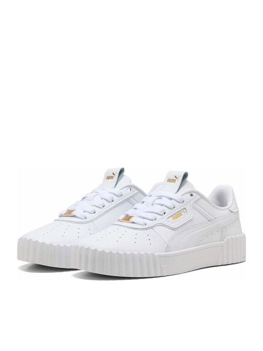 PUMA Carina 3.0 Luxe Sneakers Λευκά