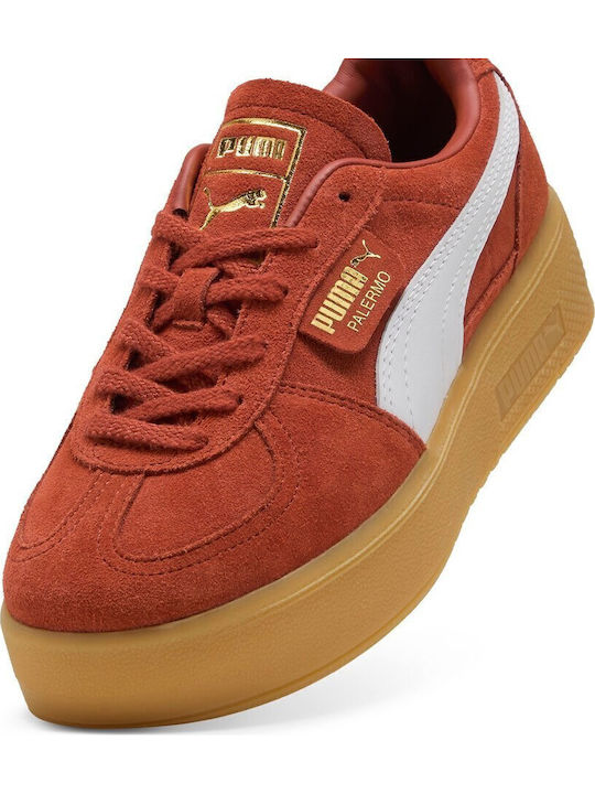 Palermo Platform Sneakers Mars Red-gum
