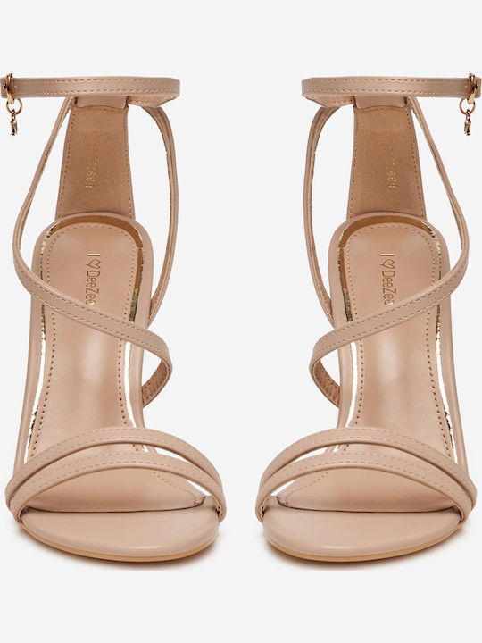 Sandalen Beige