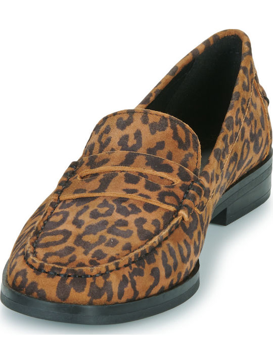 Women's Moccasins in Brown Color