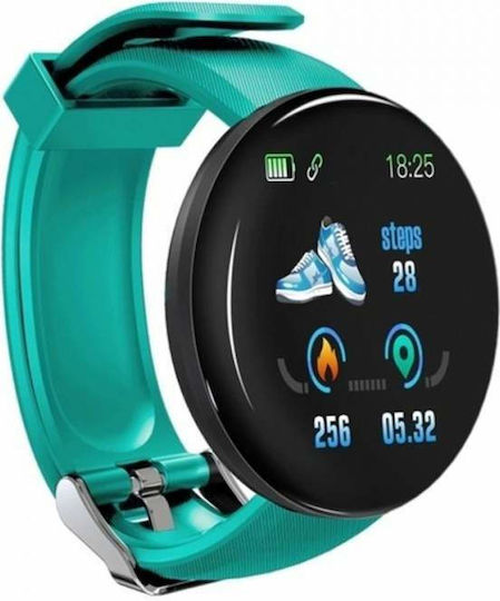 Smartwatch με Παλμογράφο (Πράσινο)