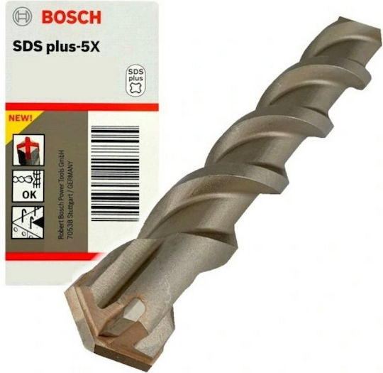 Bosch Four-Cutting Edge Diamond Drill Bit with SDS Plus Shank for Masonry 6x210mm