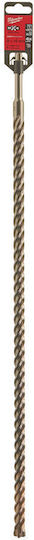 Milwaukee Τετράκοπο Τρυπάνι με SDS Plus Στέλεχος 16x600mm