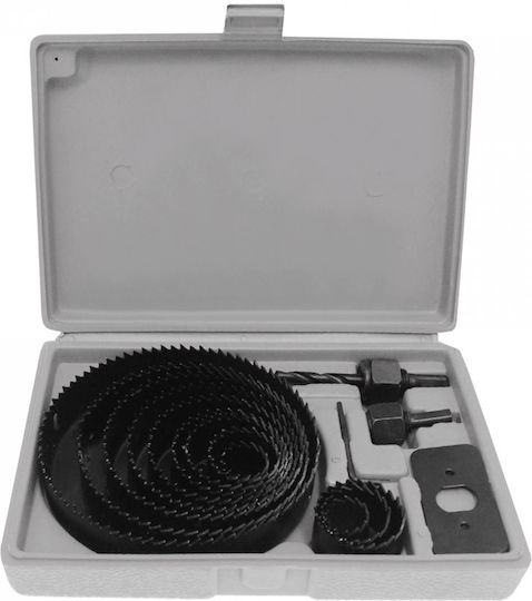 Ferrestock Σετ Ποτηροπρίονα LaserLine HSS με Διάμετρο από 19mm έως 127mm για Ξύλο, Μέταλλο και Πλαστικό 960gr