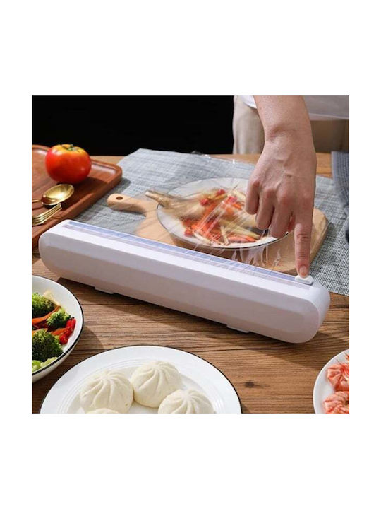 Roll Dispenser White 37x6.2x5.2cm FOX38443