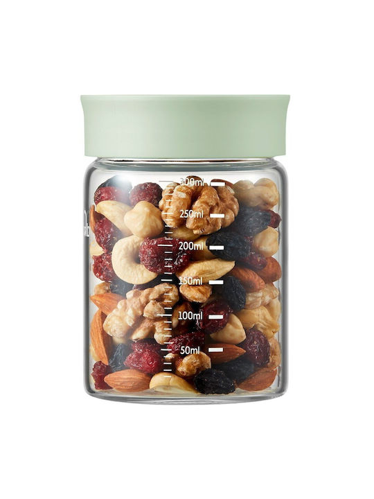 Buydeem Glass Lunch Box Green 300ml
