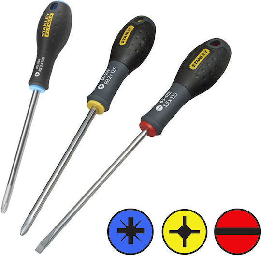 Stanley Κατσαβίδι Μακρύ Σταυρός με Μέγεθος Μύτης PH1 Fatmax