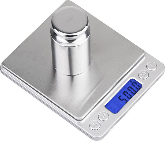 GeHock Mini Electronic Precision Commercial Scale with Weighing Capacity of 0.5kg and Division 0.01gr