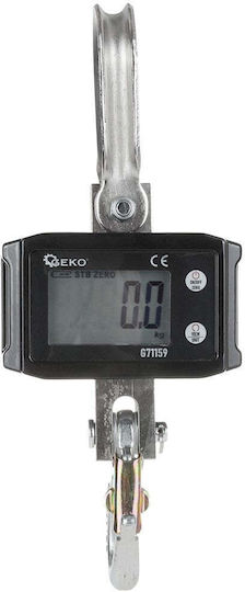 Elektronische Lagerwaage Fernbedienung Maximale Kapazität 2000 kg Geko G71159