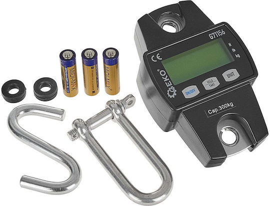 Electronic Scale Hook Maximum Capacity 300 Kg Geko G71156