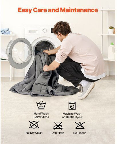 Vevor Κουβέρτα Βαρύτητας Υπέρδιπλη 223x264εκ. Δροσερή