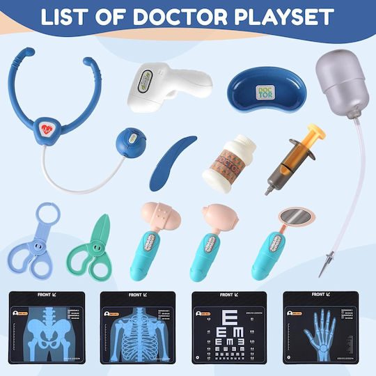 Set Medical Pentru Copii 3+ Ani 15 Piese