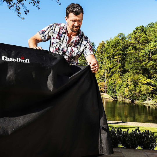 Char-Broil Extrawide Grill Cover Black Compatible with the Extrawide from Polyester 62cmx107cmx183cmcm