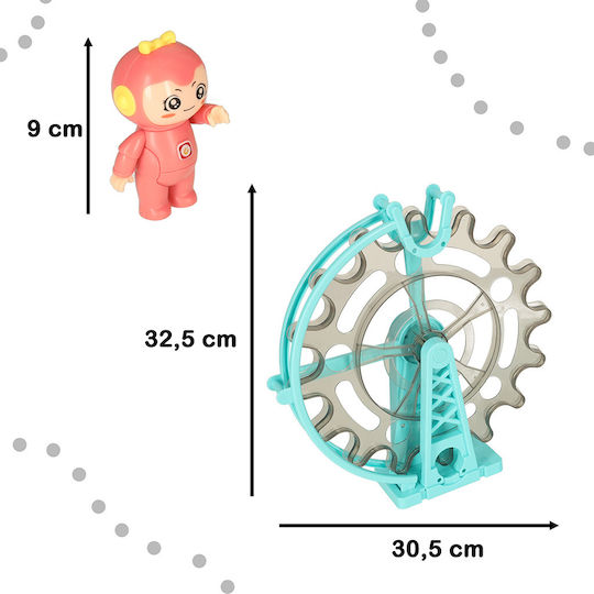 ikonka Jucărie Magnetică de Construcție pentru Copii de 3+ Ani