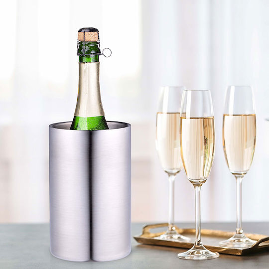Alpina Appliances Обикновени шампанско Inox с Размери 12x12x19см