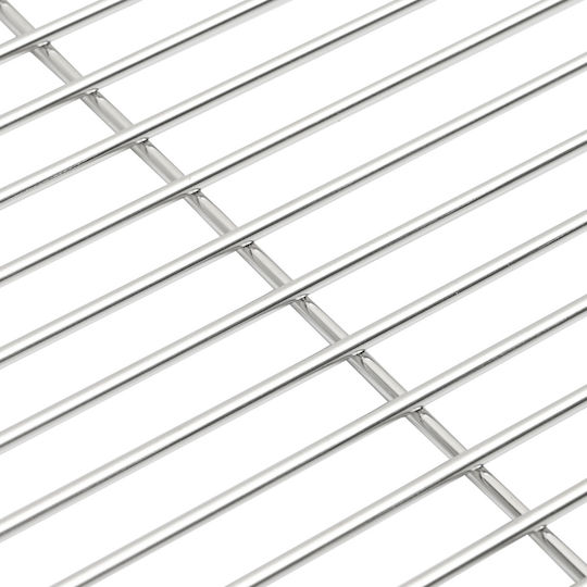 vidaXL Inox Grillrost 43cmx43cmcm