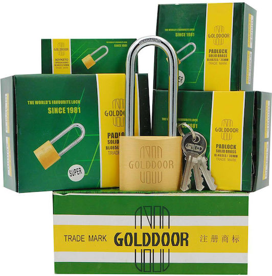 Golddoor Bronze Padlock Brass with Key 60mm 1pcs