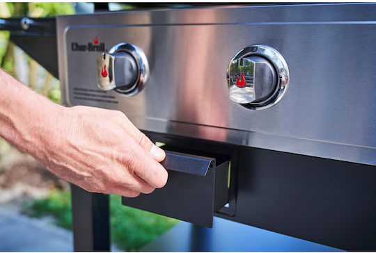 Char-Broil Griddle 3400 Ψησταριά Υγραερίου με 1 Εστία 12.3kW