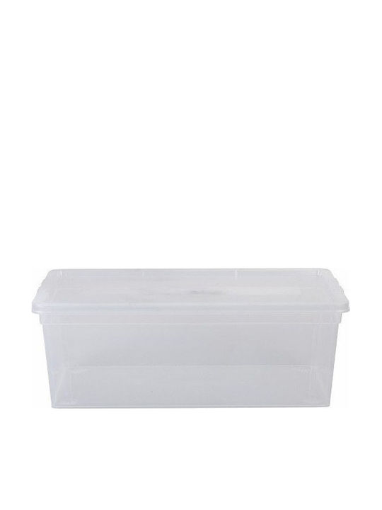 Cyclops Smart Box Plastic Storage Box with Lid Transparent 37.5x26.1x13.9cm 2 Pieces