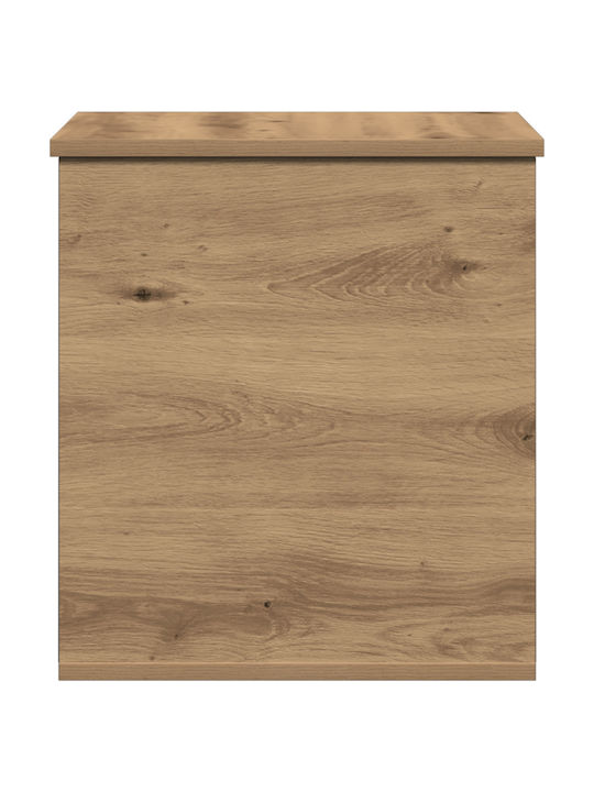 vidaXL Wooden Storage Box with Lid Brown 40x42x46cm 1pcs