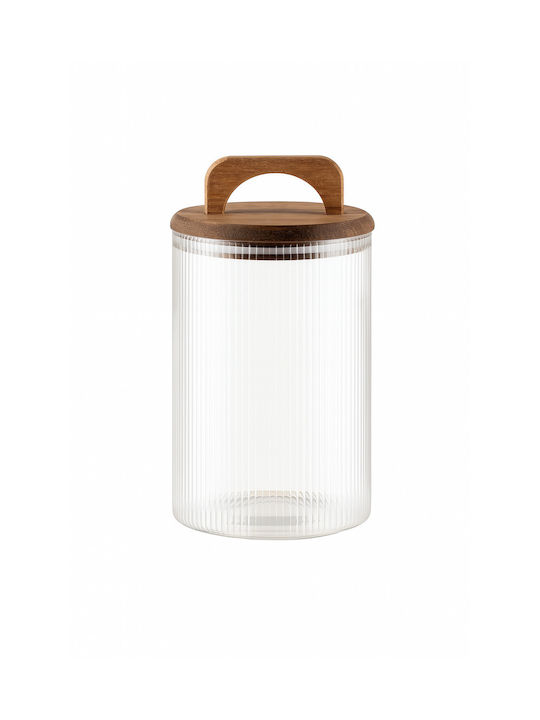 Galifas General Use Glass Jar with Airtight Lid Transparent 10x19cm 1 Piece