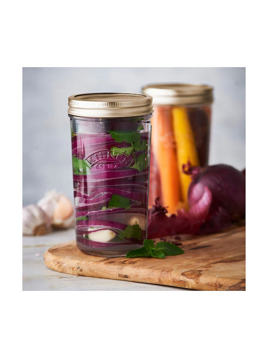 KIlner Kilner Vase General Use with Lid Glass Transparent 500ml