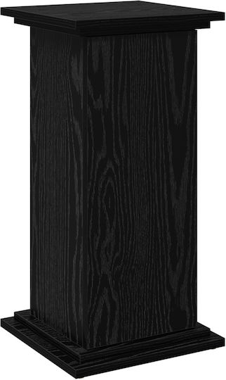 vidaXL Βάση Γλάστρας Ξύλινη Μαύρη 31x30x60εκ.