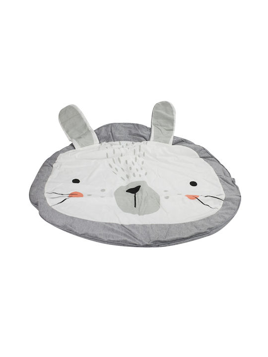 Kids Rug Gri Round with Diameter 34cm Thickness 70mm