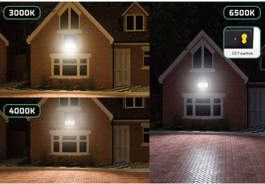 Vito Wasserdicht Solar LED Flutlicht 10W Natürliches Weiß 4000K IP65