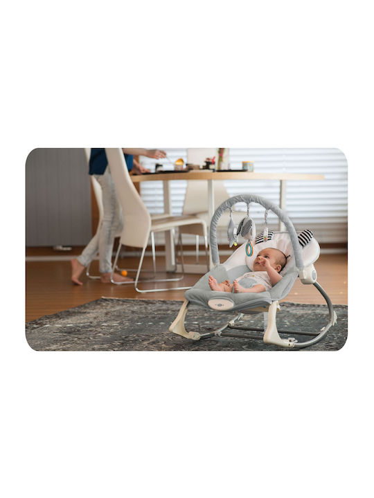 Electric Relax pentru Bebeluși Kitty Sleep cu Vibrații Gri pentru Copil până la 18kg