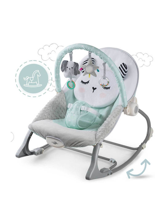 Electric Relax pentru Bebeluși Kitty Sleep cu Vibrații Verde pentru Copil până la 18kg