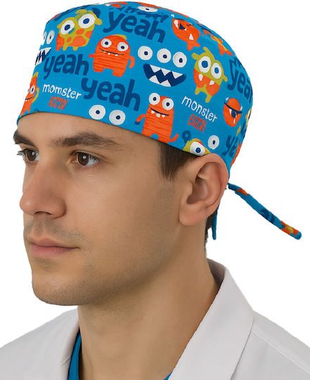 Northcure Unisex Σκουφάκι Χειρουργείου Πολύχρωμο Βαμβακερό