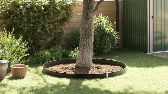 vidaXL Wurzel Barrier Connectors Rails Gartenzaunmaterial aus Kunststoff 70cm 1Stück Black