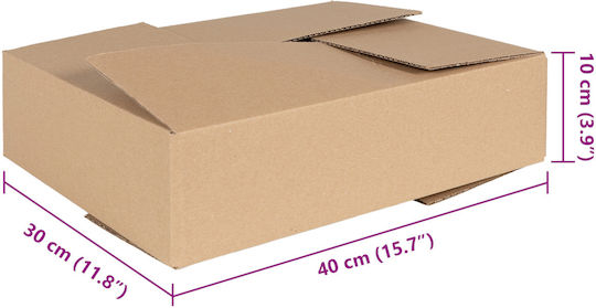 vidaXL Packaging Box W40xD30xH10cm 50pcs