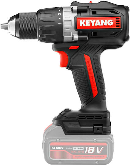 Keyang DM20BLH100E-B Κρουστικό Δραπανοκατσάβιδο Μπαταρίας Solo Brushless 18V