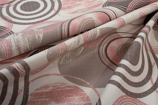 Dimcol Circles 469 Αλέκιαστο Coral 469 180x300εκ. Dimcol Circles 469 Αλέκιαστο Coral 469 180x300εκ.