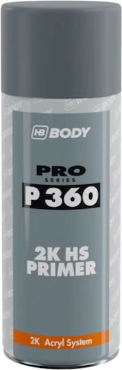 HB Body Σπρέι Αστάρι P360 2K HS Filling Primer Λευκό 400ml