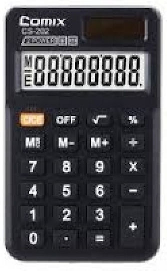 Comix CS-100 Calculator Pocket 8 Digits in Black Color 1pcs