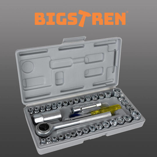 Set Ratchet 1\4" & 3\8" & 1\2" 40pcs