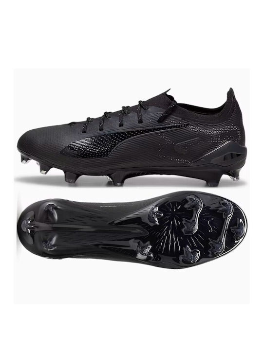 PUMA Ultra 5 Ultimate FG Ποδοσφαιρικά Παπούτσια με Τάπες Μαύρα PUMA Ultra 5 Ultimate FG Ποδοσφαιρικά Παπούτσια με Τάπες Μαύρα